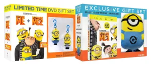 Despicable Me 1-3 (Includes 2-Minion Toys   Minion Backpack) (Boxset)