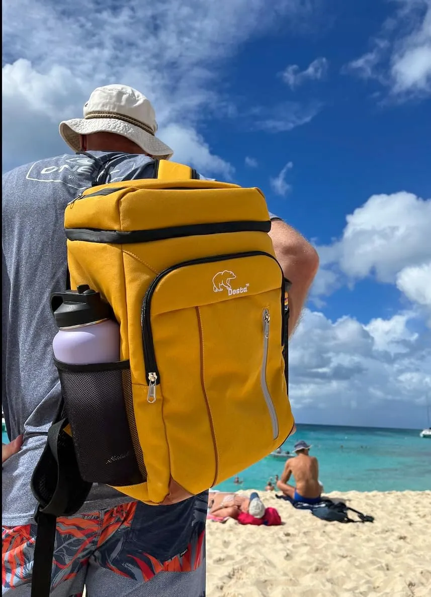 Desta™ 22L | Lightweight Insulated Backpack Cooler | Easy to Carry | Adjustable Shoulder Straps | Large Capacity | Hiking Backpack Men | Lunch Pack | Picnic | Made from 5mm Eco-Friendly EPE Foam