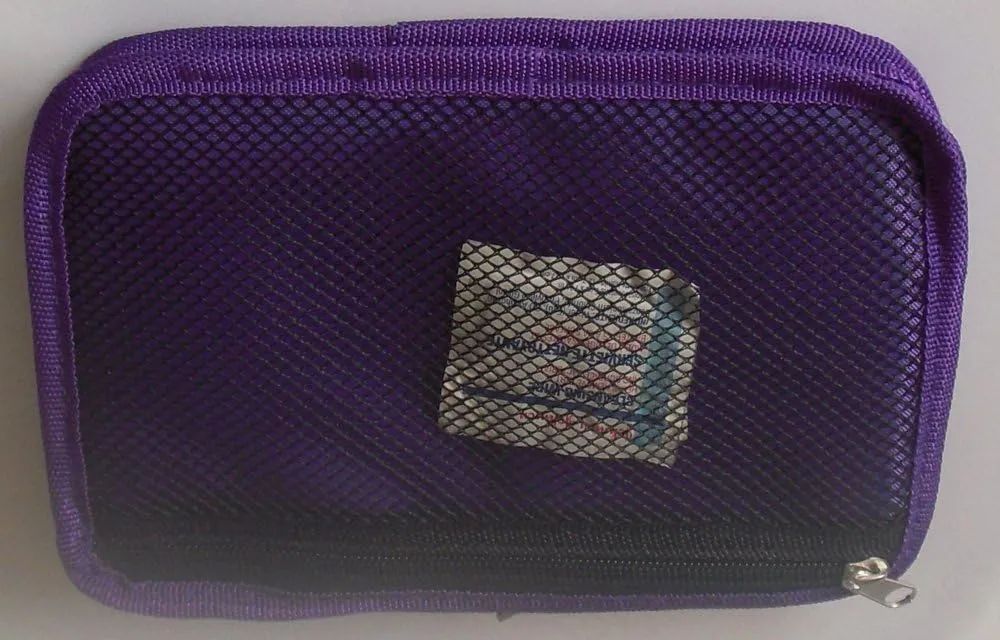 Diabetic/Medication Cooler Travel Case for Insulin Pen/Syringes, Ice Pack, 8 oz., Purple