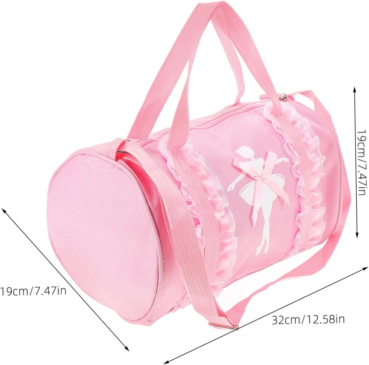 Didiseaon Dance Back Bag Gear Woman Name Lady Sports Gymnastics Shoulder Ballet Satchel with Strap Girl Cute