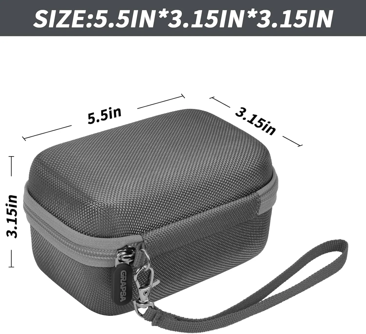 Digital Camera Case Compatible with TEBNGIHNM for Duluvulu for Oiadek for zheozeig for Zostuic for Toiauaha 4K Vlogging Camera. Storage Holder Bag for Canon PowerShot (Box Only)- Grey