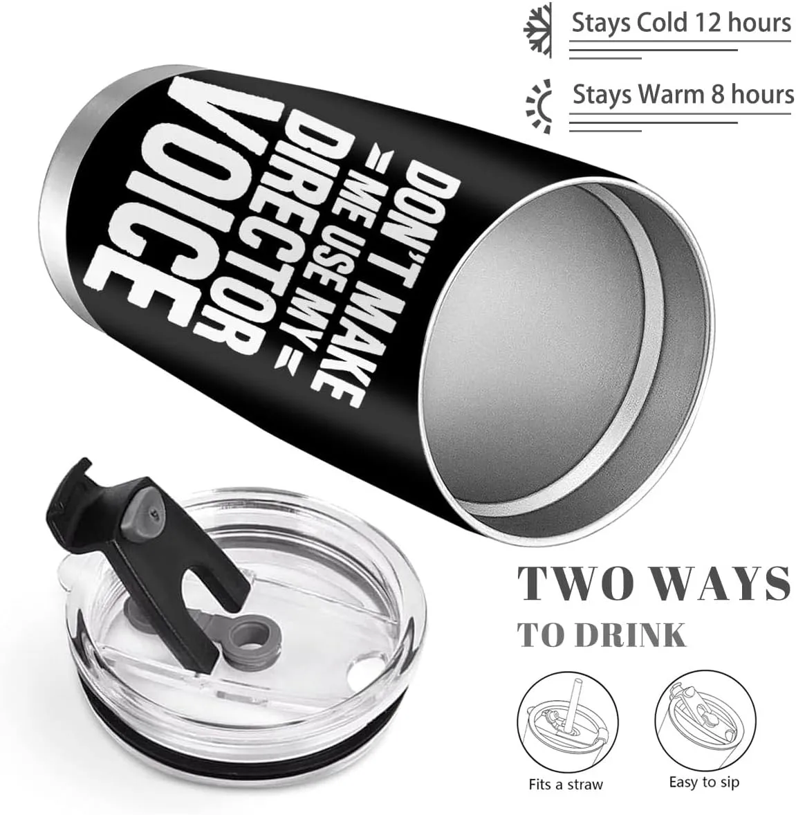 Director Gifts Tumbler, 20oz Stainless Steel Travel Coffee Mug for Band, Art Theater Movie Film, Program Director, Boss Appreciation