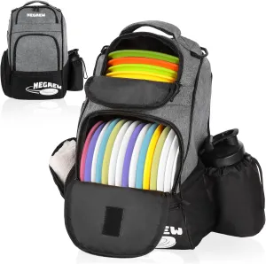 Disc Golf Bag,Durable Disc Golf Backpack Holds 25  Discs,Lightweight Frisbee Golf Bag with Mutiple Pockets,Disc Golf Accessories(Disc Not Included)