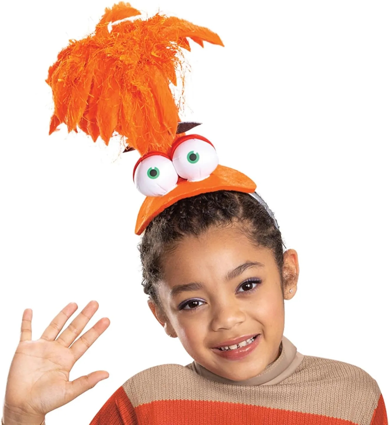Disguise Girls Inside Out Anxiety Costume for Kids, Official Inside Out Halloween Costume and Headpiece