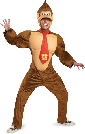 Disguise Men's Super Mario Donkey Kong Deluxe Costume