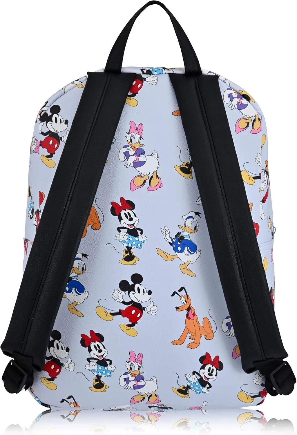 Disney Minnie Mouse Backpack for Women, Men, Unisex | Cute PU Leather Large Mickey and Friends Travel Backpack Purse Shoulder Purse | Minnie Mouse Bag and Minnie Mouse Accessories