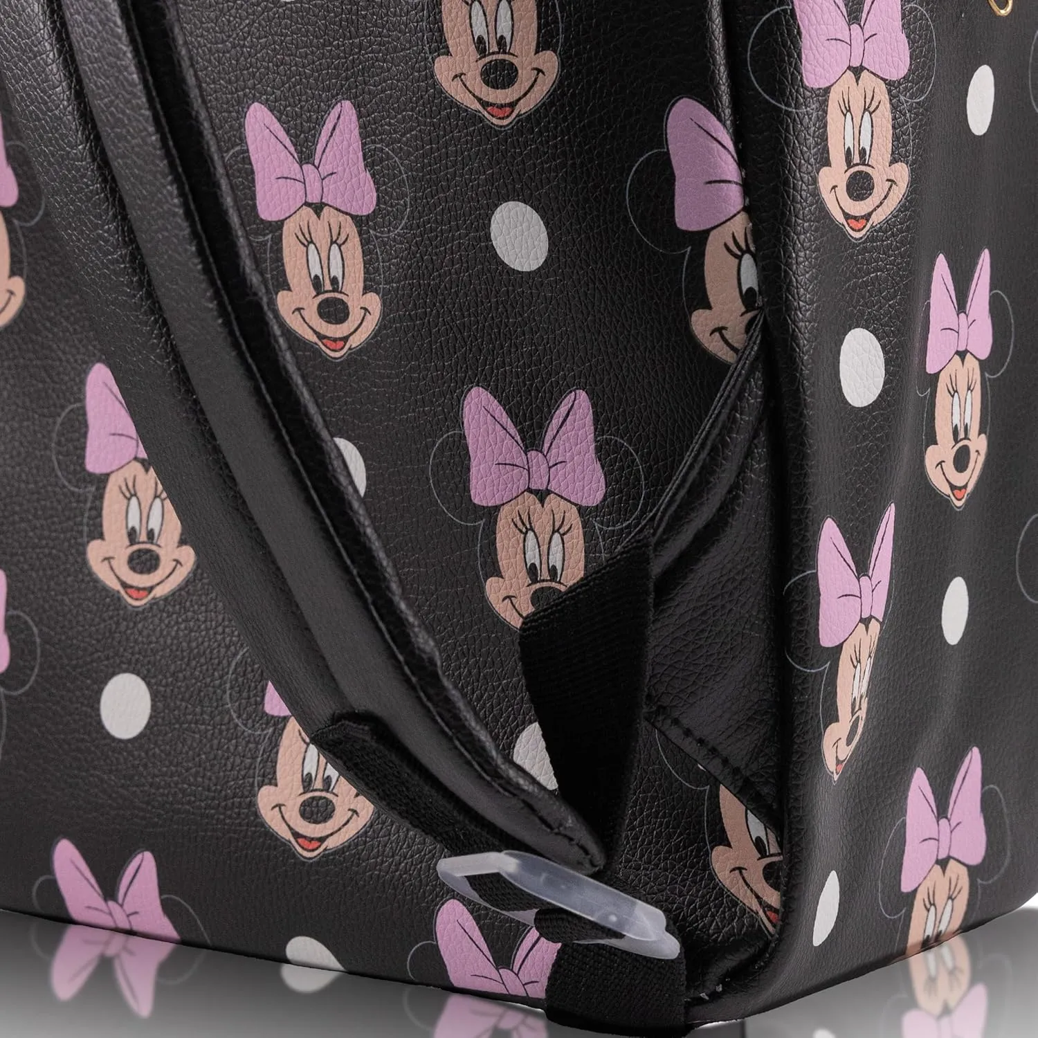Disney Minnie Mouse Backpack for Women, Men, Unisex | Cute PU Leather Large Minnie Mouse Backpack Purse Shoulder Purse | Minnie Mouse Bag and Minnie Mouse Accessories