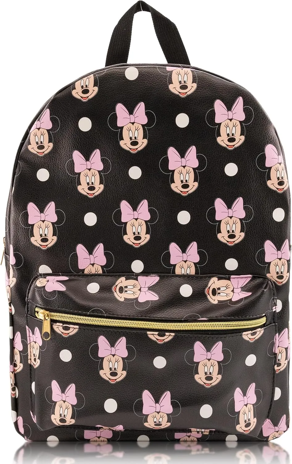 Disney Minnie Mouse Backpack for Women, Men, Unisex | Cute PU Leather Large Minnie Mouse Backpack Purse Shoulder Purse | Minnie Mouse Bag and Minnie Mouse Accessories