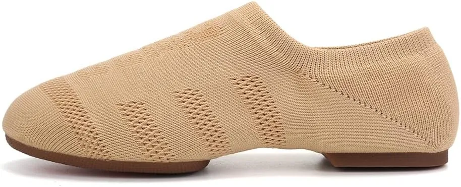 DKZSYIM Womens Latin Dance Shoes Close Toe Beginner Ballroom Dance Practice Shoes,Model 101