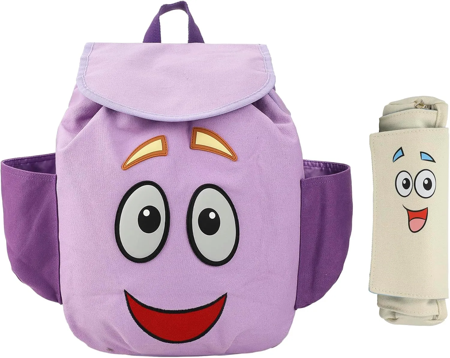 Dora The Explorer Backpack Character 13" Novelty Backpack With Map Pouch