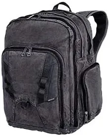 DRI Duck Heavy Duty Traveler Canvas Backpack - Black - OS