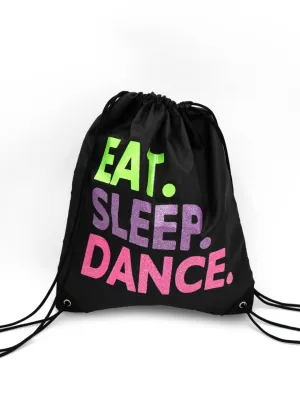Eat, Sleep, Dance, Drawstring Bag- Capezio