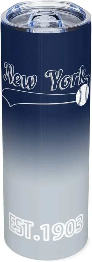 EBBUGAS New York EST 1903 Tumblers 20oz Straight Skinny Car Cups Sports Travel Coffee Mug, Stainless Steel, Insulated,Classic Collection Gifts for Men Women Fans.
