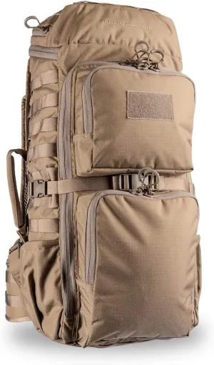 Eberlestock FAC Track Backpack - Tactical Gear Carrier for Outdoor Enthusiasts - Durable, Versatile, and Adventure-Ready, Dry Earth