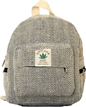 Eco Friendly Mini Backpack For Women Handmade Hemp Backpack For Women organic Beautiful Small Backpack
