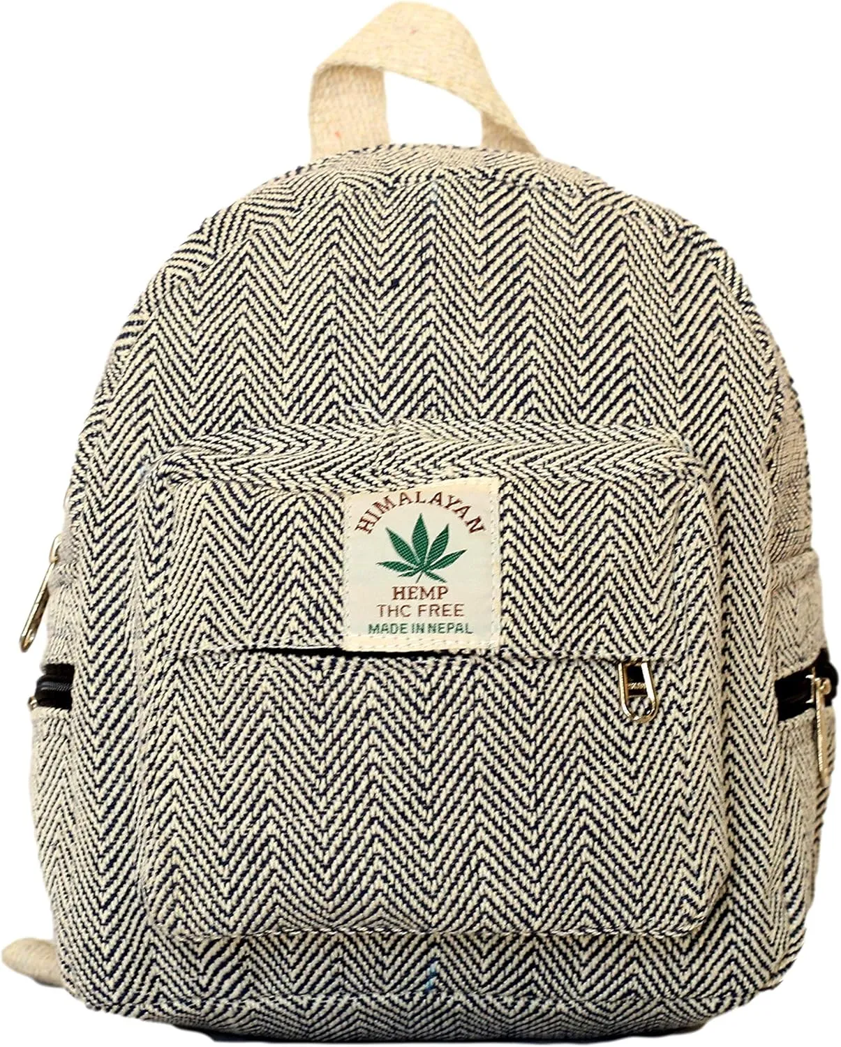 Eco Friendly Mini Backpack For Women Handmade Hemp Backpack For Women organic Beautiful Small Backpack