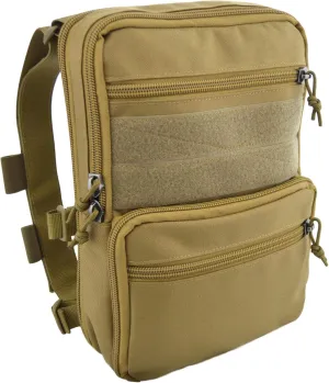 EDC Expandable Flatpack Backpack with Straps (Coyote)
