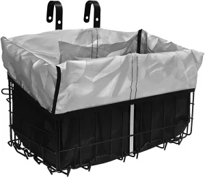 Ellniges]Lightweight 【 Basket Rain Cover】 - Waterproof & Dustproof for Outdoor Riding, Fits Backpack & Bike Baskets, Perfect for Hiking & Travel