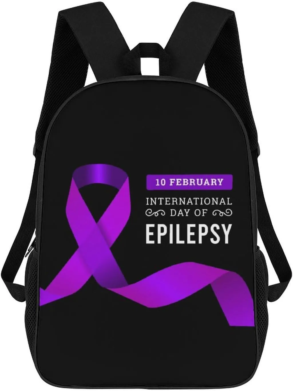 Epilepsy Awareness Month Backpack for Worker Business Hiking Travel Bag Shoulders Bag