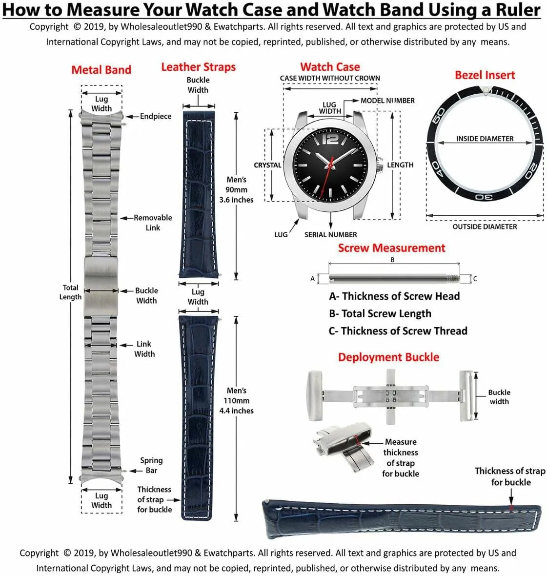 Ewatchparts 18-19-20-21-22-23-24mm Perforated Leather Watch Band Strap Compatible with Citizen Eco Drive Easy Release