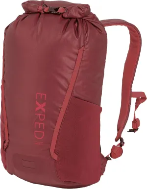 Exped Typhoon 15 | Lightweight Travel Hiking Backpack | Waterproof | Burgundy, 15L