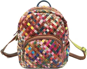 Eysee backpack for women leather cute, Fashion daypack women colourful bag