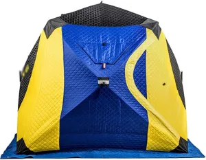 Family Outdoor Camping Tent, Super Light Backpack Automatically Pops Up, Waterproof Double Layer for Beach Hiking, 215 215 145Cm