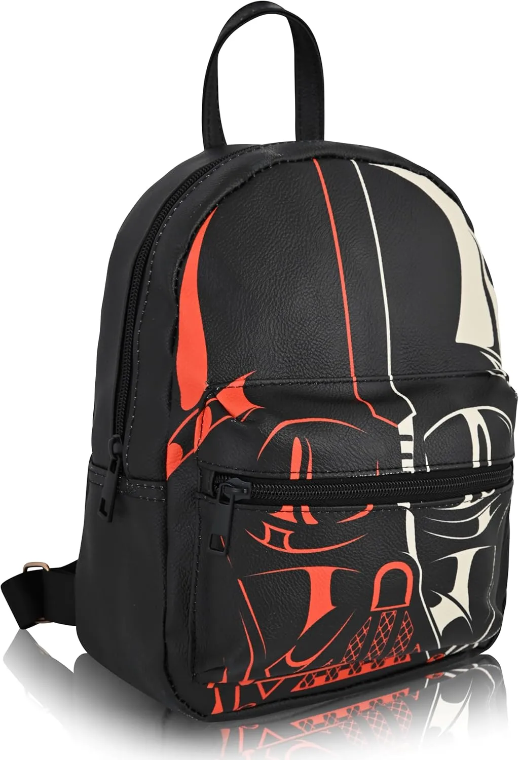 Fast Forward Darth Vader Backpack for Men, Women, Unisex | Cute PU Leather 10" Mini Darth Vader Backpack Purse Shoulder Purse | Darth Vader Bag and Darth Vader Accessories