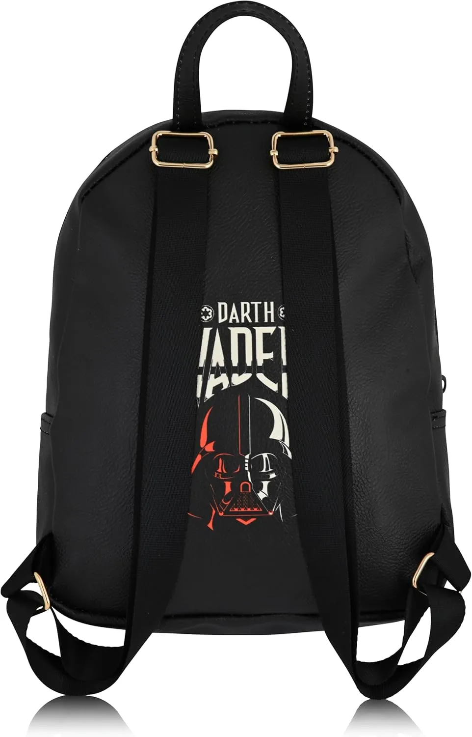 Fast Forward Darth Vader Backpack for Men, Women, Unisex | Cute PU Leather 10" Mini Darth Vader Backpack Purse Shoulder Purse | Darth Vader Bag and Darth Vader Accessories
