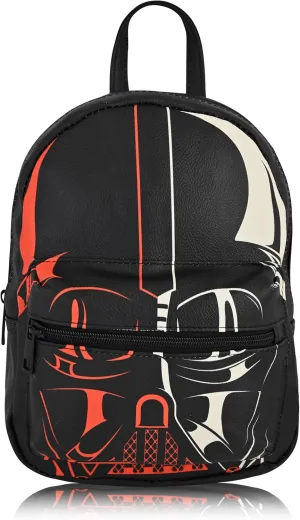 Fast Forward Darth Vader Backpack for Men, Women, Unisex | Cute PU Leather 10" Mini Darth Vader Backpack Purse Shoulder Purse | Darth Vader Bag and Darth Vader Accessories