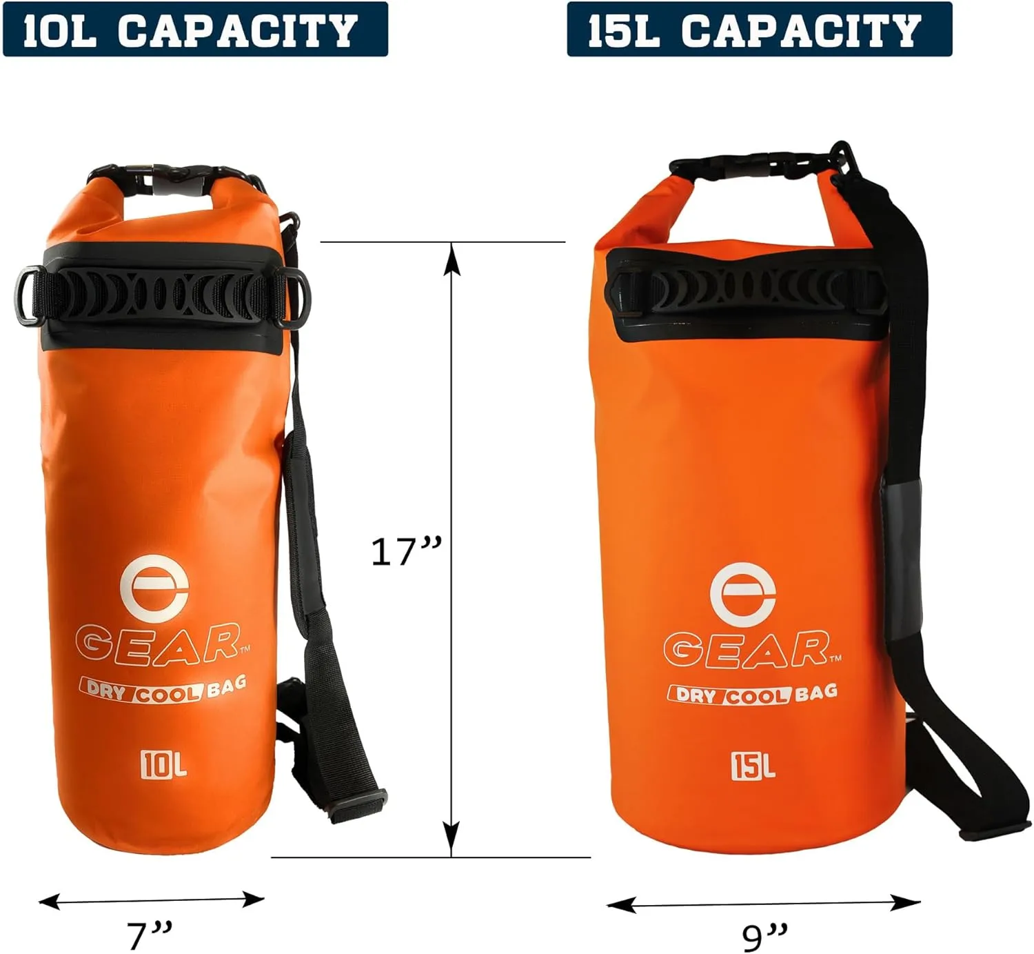 Floating Cooler Bag Roll Top Insulated Dry Backpack – Leak Proof, Collapsible, Waterproof Cooler with Padded Shoulder Strap - Perfect for Kayaking Fishing Beach Hiking -15L