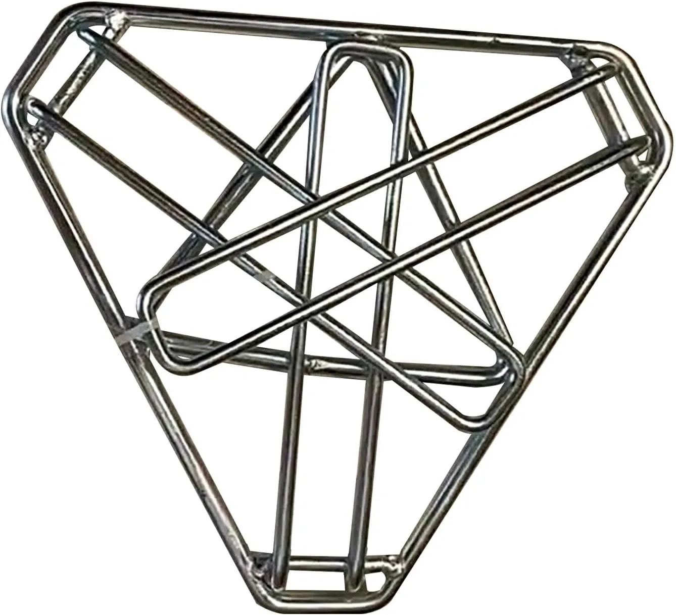 Foldable BBQ Stand - Portable Outdoor Cooking Shelf, Folding Bonfire Rack | Stainless Steel Tripod Grill for Open Fire Cooking, Travel Cooking Stand, essentiall Camping Accessories for Picnics