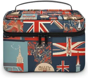 Foldable Travel Luggage Bag for Men And Women, Dry And Wet Separation Portable Travel Luggage Bag, England Symbols Printed Waterproof Sports Luggage Bag, Fitness Bag