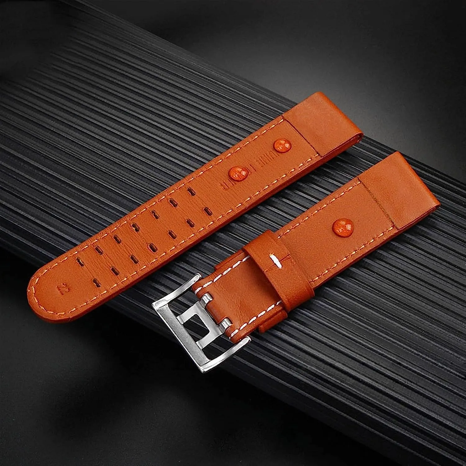 For Hamilton Aviation Watch H77616533 H77616533 Military Style Watch Strap Khaki Genuine Leather Jazz Field Men WatchBand