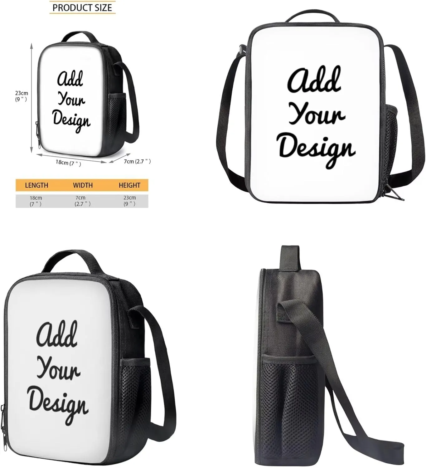 FOR U DESIGNS Custom School Backpack for Kids Book Bags for Girls Ages 6-8 Lightweight Personalized Bookbag Set with Lunch Box 17 Inch Elementary School Bag