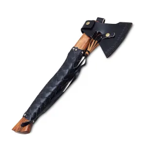 Forest Hunting | Viking Axe,Hatchet,Throwing Axes,Hand Axe,Gifts for him,Wood Working Tool,Viking Gifts for Men,Camping Hatchet,Tomahawk,Bearded Axe with new design,Valhalla Axe