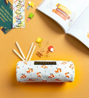 Fox - Canvas Pencil Case