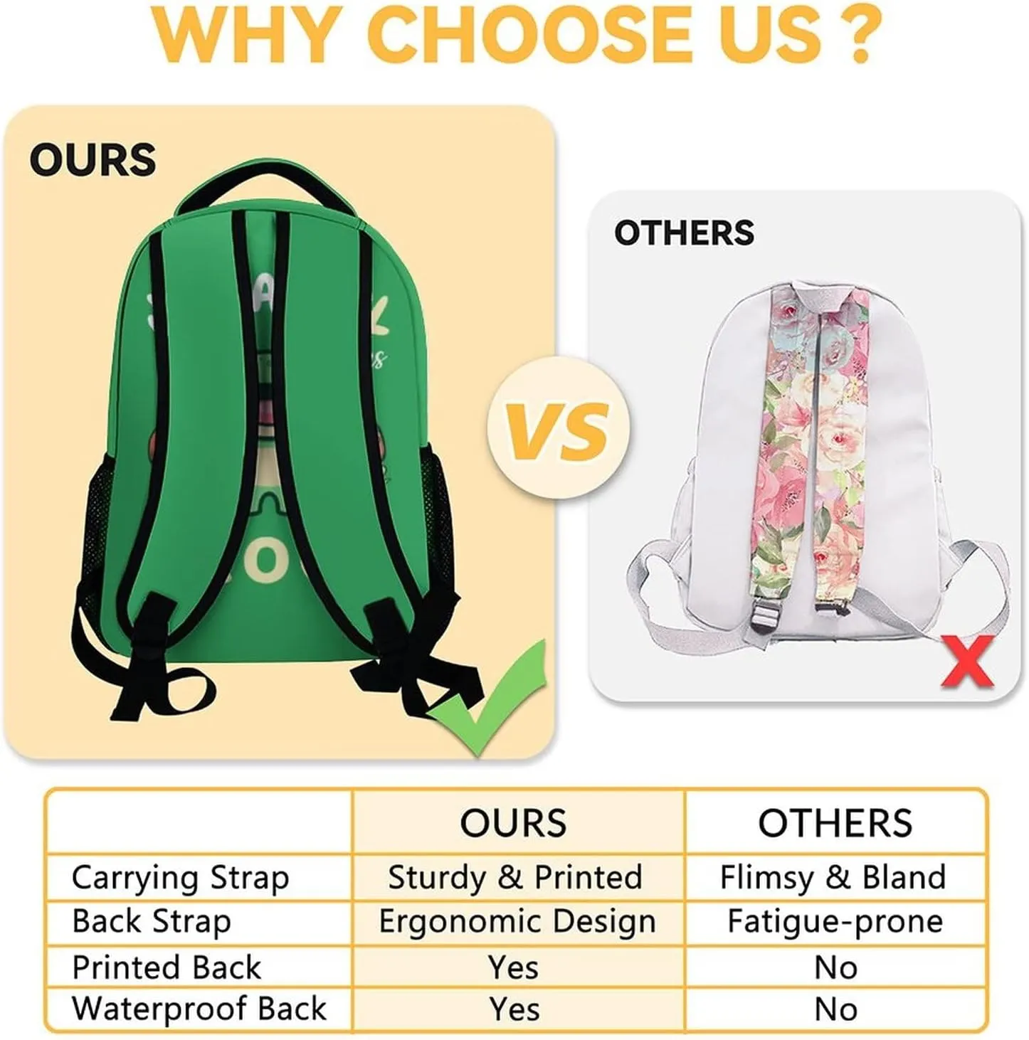 Frog Backpack with Lunch Box And Pencil Case, Set of 3 Cute Bookbag for Girls Boys, Lightweight Large Capacity School Bag
