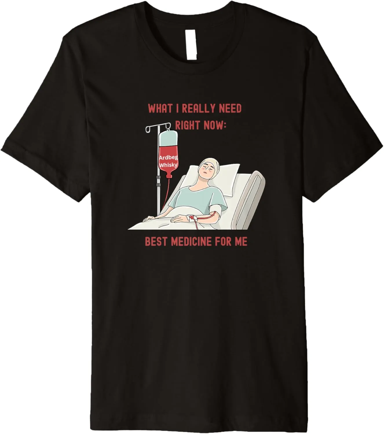 Funny Single Malt Ardbeg desing Premium T-Shirt