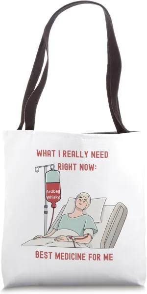 Funny Single Malt Ardbeg desing Tote Bag