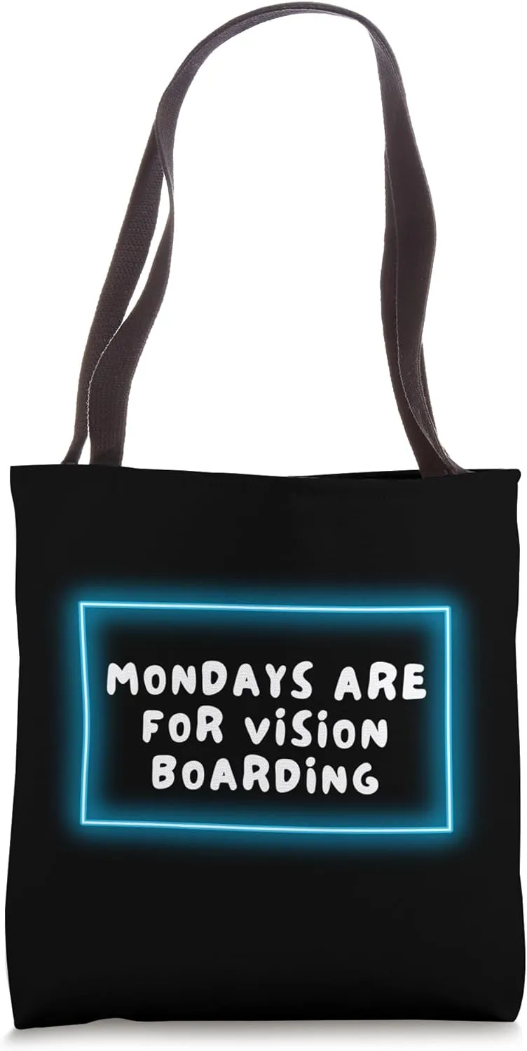 Funny Vision Board Manifestation Humor Tote Bag