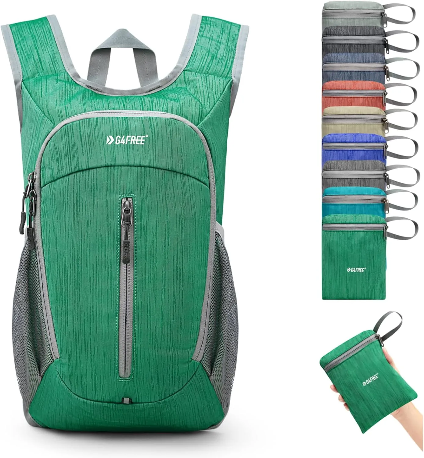 G4Free 10L Hiking Backpack Small Travel Hiking Daypack Lightweight Packable Backpack Casual Foldable Shoulder Bag