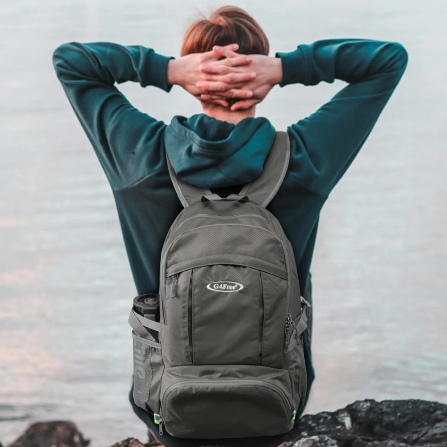 G4Free 40L Lightweight Packable Hiking Backpack, Waterproof Travel Daypack
