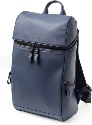 Genuine Leather Backpack A4 Locus, Made In Japan, No.672702, Navy