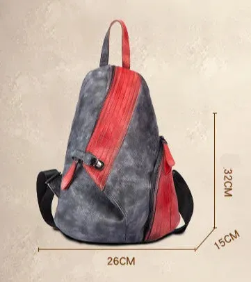 Genuine Leather Designer Backpack For Women