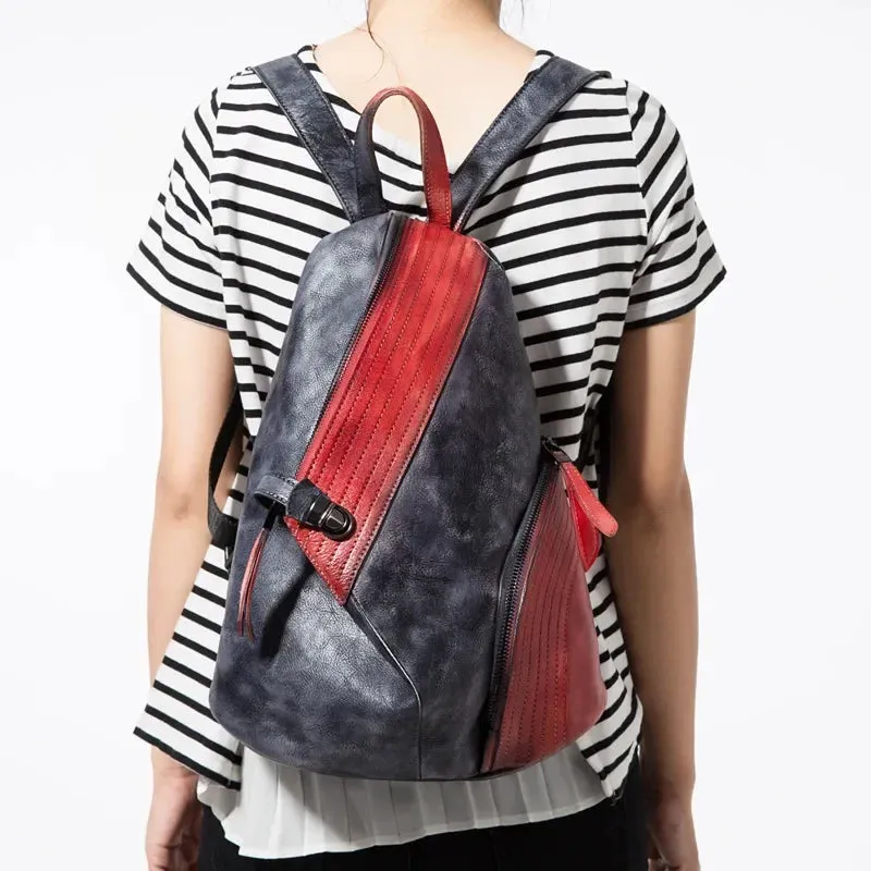 Genuine Leather Designer Backpack For Women