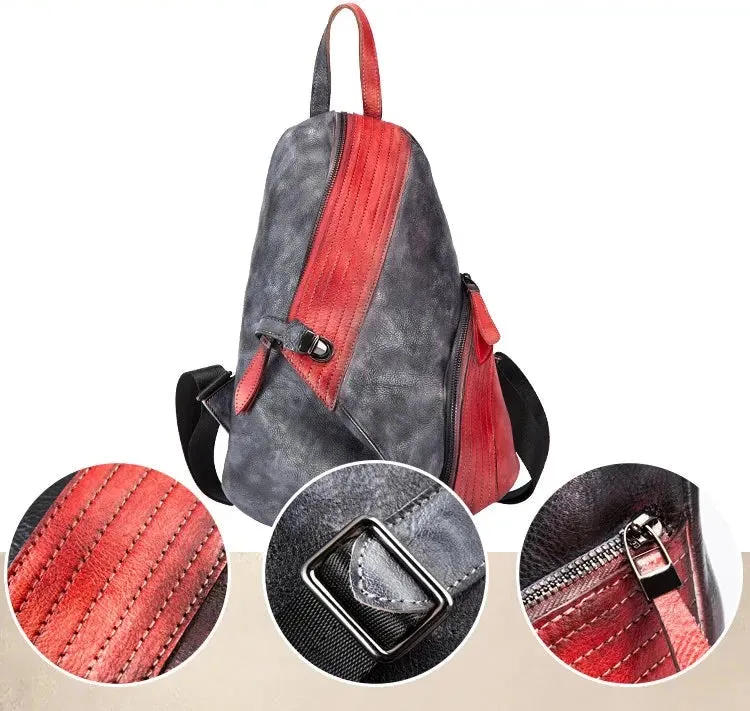 Genuine Leather Designer Backpack For Women