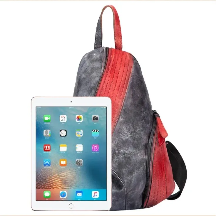 Genuine Leather Designer Backpack For Women