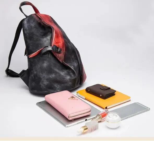Genuine Leather Designer Backpack For Women