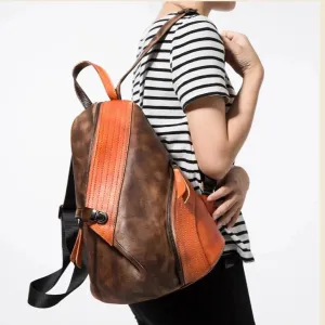 Genuine Leather Designer Backpack For Women